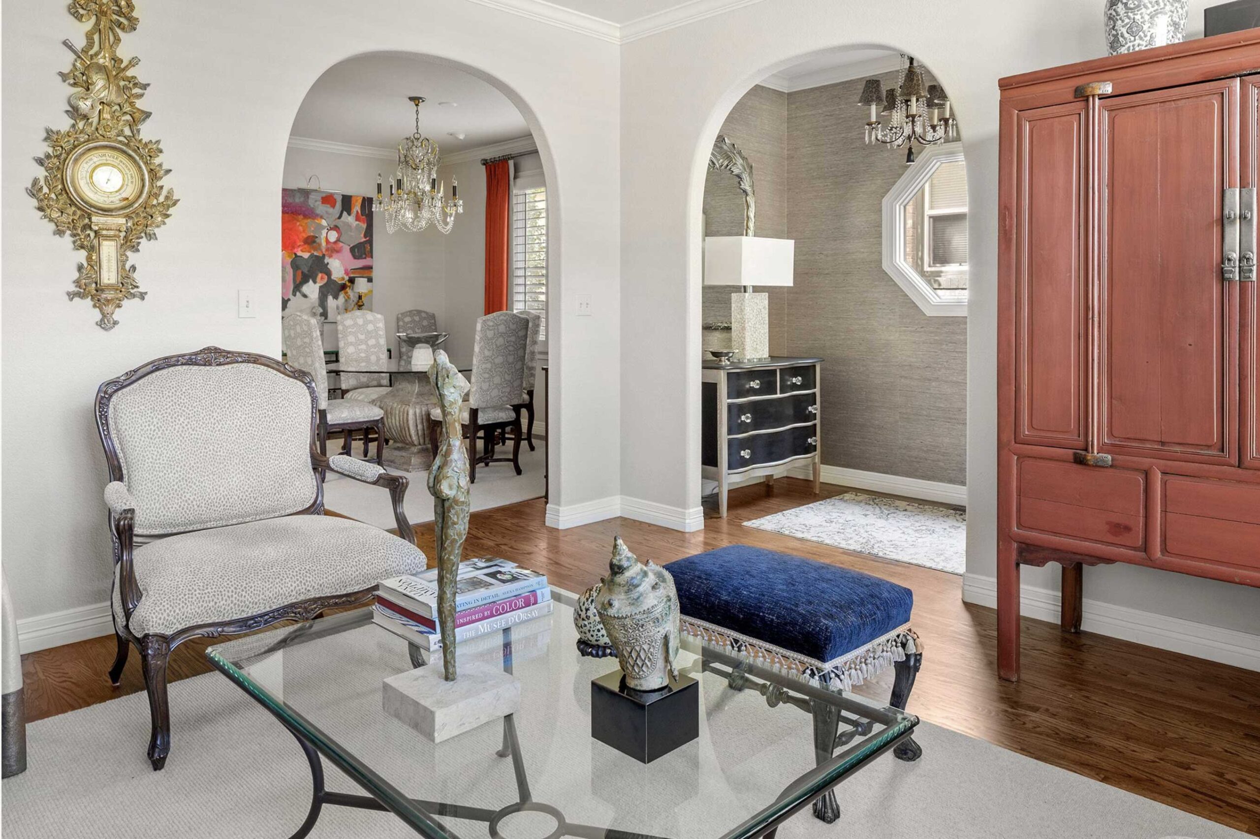 Erickson Interior Designs living and dining space